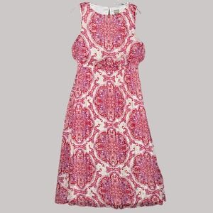 Chicos Summer Shine Maxi Dress Size 8P Petite Metallic Event Party Boho Vacation